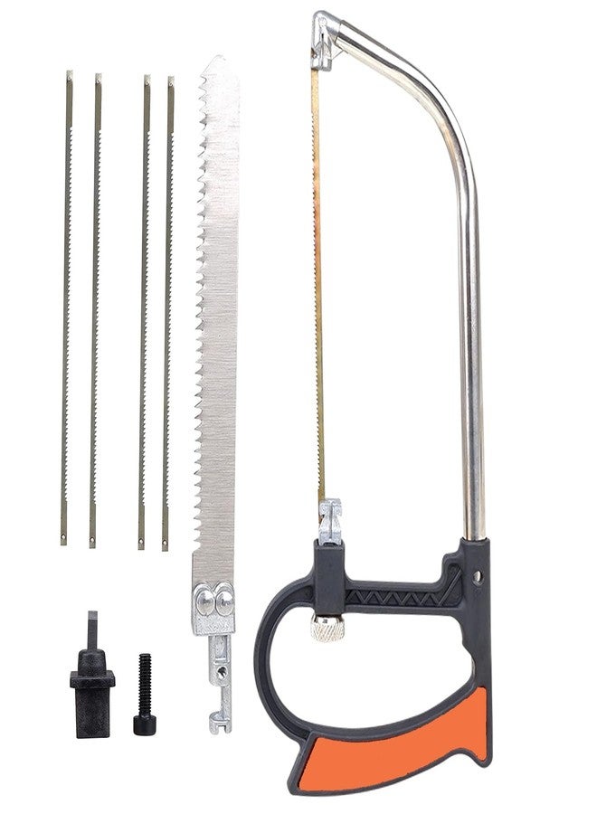 NIKTION 7 In 1 DIY Hand Saw Multi-Purpose Small Hacksaw Frame With Hack saw Bar Model Steel Saw Woodworking Jigsaw Devil Saw - Image 4